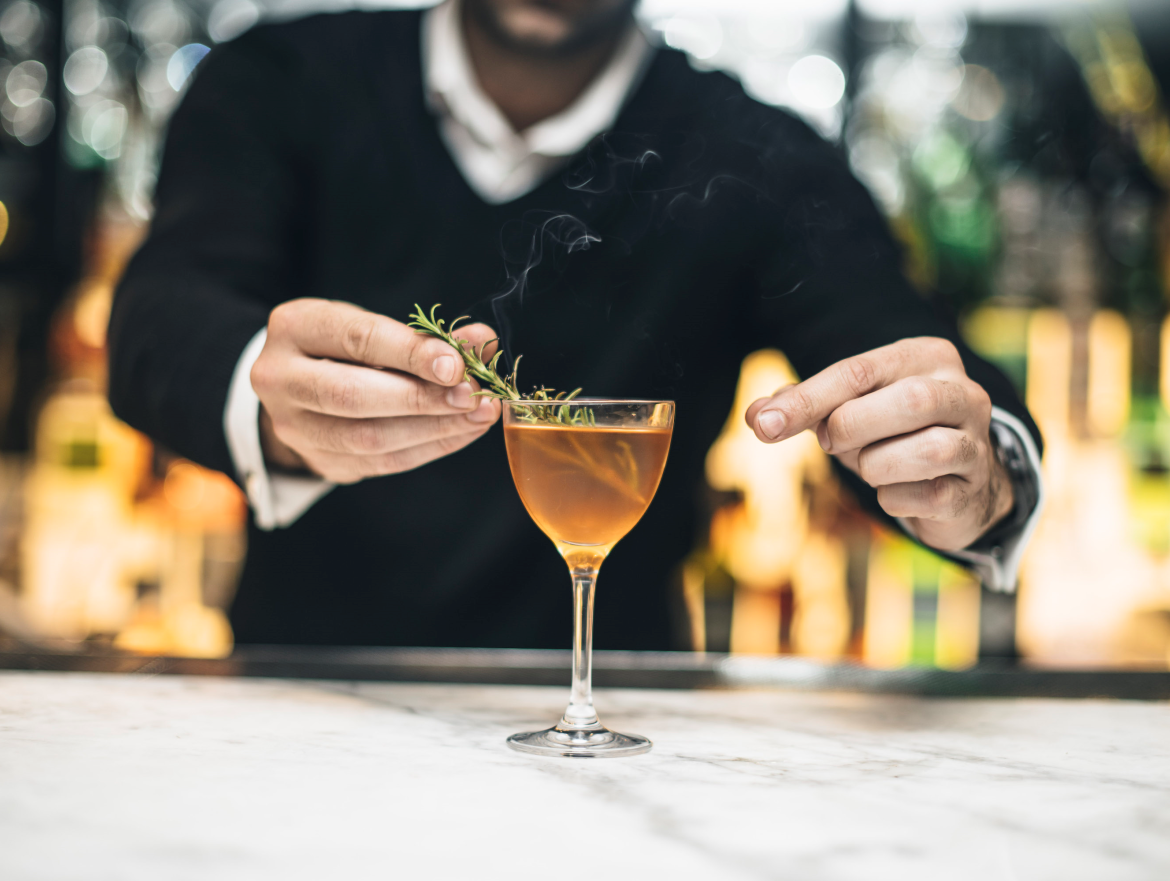 Cocktail perfected by Barman.